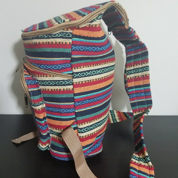 MOVING SALE FINAL PRICE Handmade brand new bohemian mini backpack - Picture 3 of 5